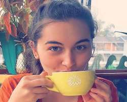 She is a coffee lover.